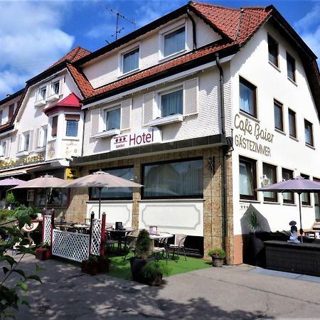 Hotel Conditorei Cafe Baier Schoemberg  Dış mekan fotoğraf